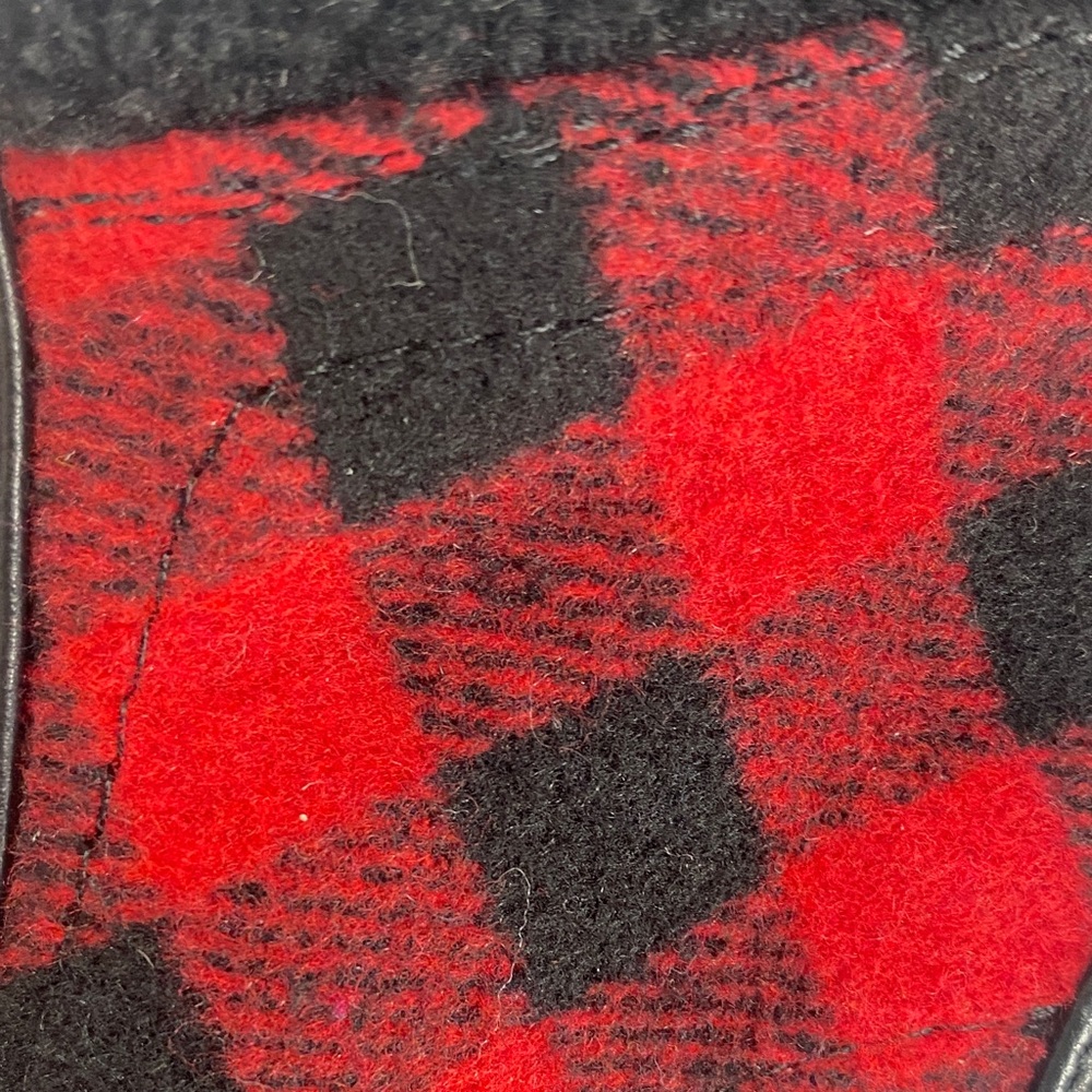 Marc Fisher Fellow Cozy High-Top Sneakers | Plaid & Faux Shearling | Size 8.5 - Picture 8 of 9